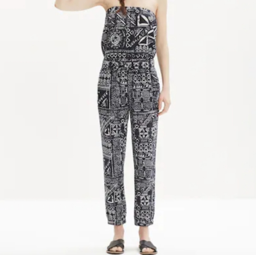 Madewell Kingston Cover-Up Jumpsuit in Inkspell . Size S